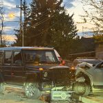 Accident rutier cu trei autoturisme implicate în municipiul Iași