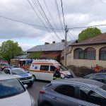Accident rutier în municipiul Iași. Două autoturisme s-au izbit violent
