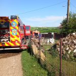 Trei butelii, la un pas să explodeze, au fost scoase la timp de către pompierii ieșeni dintr-un incendiu