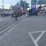 Accident urmat de incendiu pe o șosea din municipiul Iași