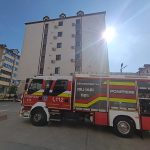 Incendiu într-un apartament din Valea Lupului. Au fost evacuate 15 persoane