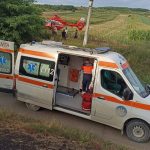 Copil adus de urgență la Iași, cu elicopterul, după ce a căzut dintr-o căruță