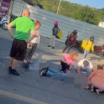 Accident rutier între o motocicletă și un autoturism soldat cu un rănit