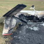 Aeronavă ultraușoară prăbușităpe pista Aerodromului Iași – Pilotul, transportat la spital