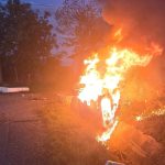 Două persoane au murit carbonizate in urma unui accident rutier